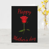 Moederdag kaart (Gele Bloem)