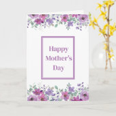 Moederdag kaart (Gele Bloem)