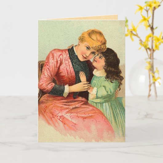  Moederdag Kaart (Gele Bloem)