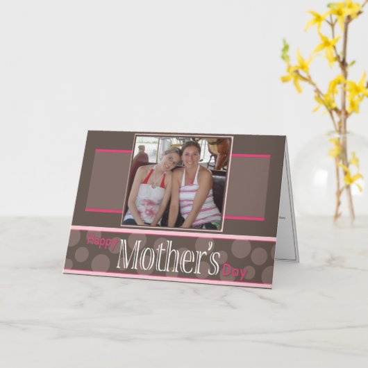 Moederdag Kaart_5 Kaart (Gele Bloem)