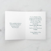 Moederdag Kaart Antiek Roos (Binnen)