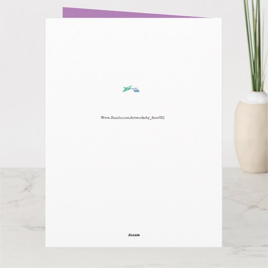 Moederdag Kaart / Apple van mijn oog (Achterkant)