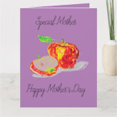 Moederdag Kaart / Apple van mijn oog (Voorkant)