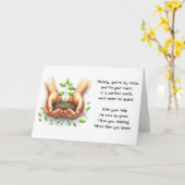 Moederdag Kaart Autisme Neurodivergent Autistisch (Gele Bloem)