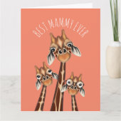 Moederdag Kaart - BESTE MAMMA EVER (Voorkant)