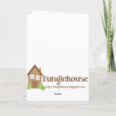 Moederdag Kaart Bijbel Verse Girl Silhouette (Achterkant)