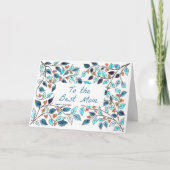 Moederdag Kaart Bluegreen Vine (Voorkant)