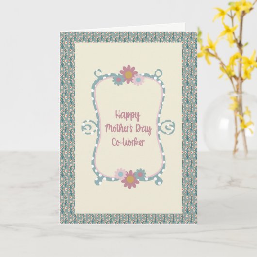 Moederdag Kaart co-Worker (Gele Bloem)