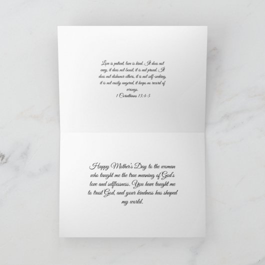 Moederdag Kaart Dag Lelies (Binnen)