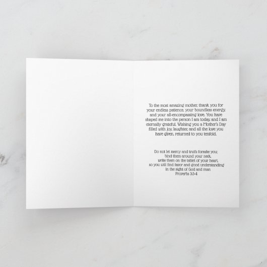 Moederdag Kaart Doodle Bird (Binnen)