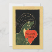 Moederdag Kaart/Elegant Klassieke Moederdag Feestdagenkaart (Voorkant)