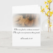 moederdag Kaart "Faith" (Gele Bloem)