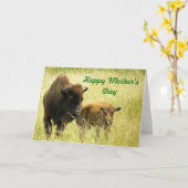 moederdag-Kaart "Familie" Kaart (Gele Bloem)