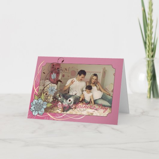 Moederdag Kaart - Gebruik je eigen foto (Voorkant)
