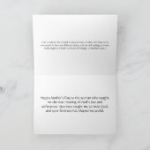 Moederdag Kaart Geel en Groene Wijnstok (Binnen)