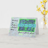 Moederdag Kaart Gewoon een beetje laat (Gele Bloem)