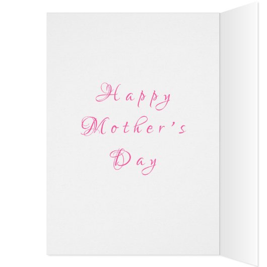 Moederdag Kaart - Jouw tekst - vlinder bij Rozen (Binnen (Links))