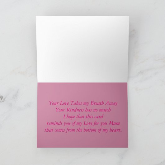 Moederdag-kaart Kaart (Binnen)