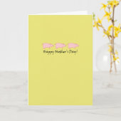Moederdag-Kaart Kaart (Gele Bloem)