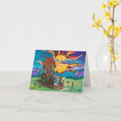 Moederdag-kaart Kaart (Gele Bloem)