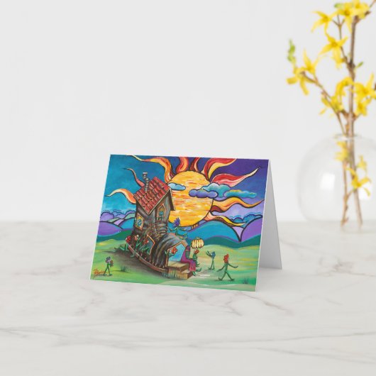 Moederdag-kaart Kaart (Gele Bloem)