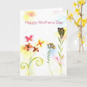 Moederdag-kaart Kaart (Gele Bloem)