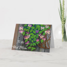 Moederdag Kaart kamperfoelie