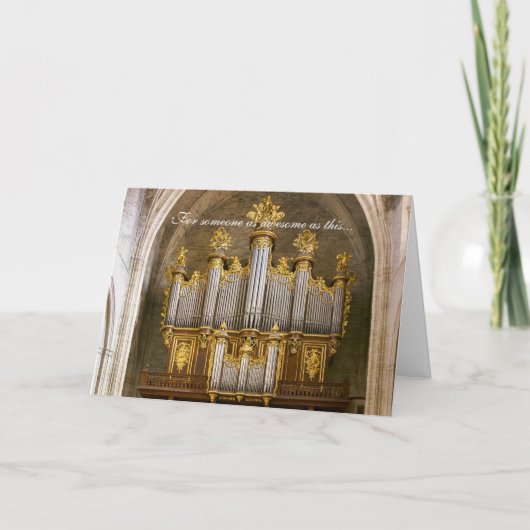 Moederdag kaart - Kathedraal van Montpellier (Voorkant)