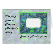 Moederdag Kaart, laat, voeg uw eigen foto toe (Voorkant Horizontaal)