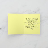 MOEDERDAG KAART ~ LADY REACHING4 VLINDER (Binnen)