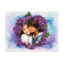 Moederdag Kaart Lilacs Personalized Foto Lijst