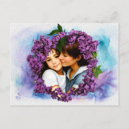Moederdag Kaart Lilacs Personalized Foto Lijst