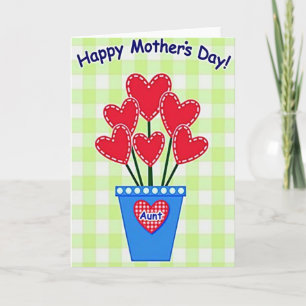 Moederdag kaart Lovely Hearts