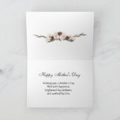 Moederdag kaart met antiek roos (Binnen)