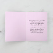 Moederdag kaart met artistieke diaisies (Binnen)