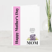 Moederdag Kaart met Bijbel Verse Isaiah 66:13 (Voorkant)