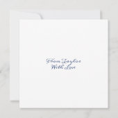 Moederdag Kaart met Capybara Baby en Moeder Cadeau (Achterkant)