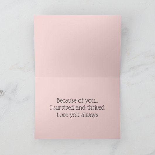  Moederdag Kaart met Doily (Binnen)