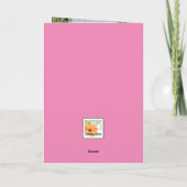 MOEDERDAG KAART met foto MET HARTEN EN bladeren (Achterkant)