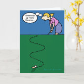 Moederdag-kaart met golfthema kaart (Gele Bloem)