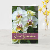 Moederdag kaart met gouden letters (Gele Bloem)