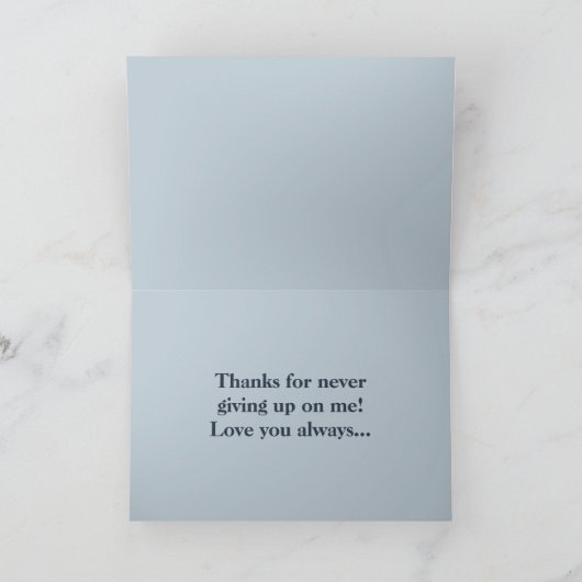 Moederdag Kaart met hart (Binnen)