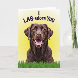 Moederdag kaart met hond liefhebbers kunst