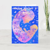 Moederdag Kaart met moeder en Baby - Liefde (Voorkant)