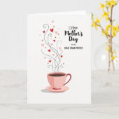 Moederdag kaart met opkomende liefde (Gele Bloem)