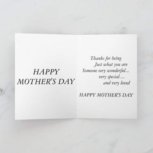  Moederdag Kaart met Schattigee boodschap (Binnen)