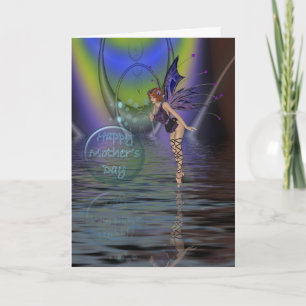 Moederdag kaart met sprookje en luchtbelletjes ove