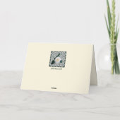  Moederdag Kaart met White Rose (Achterkant)