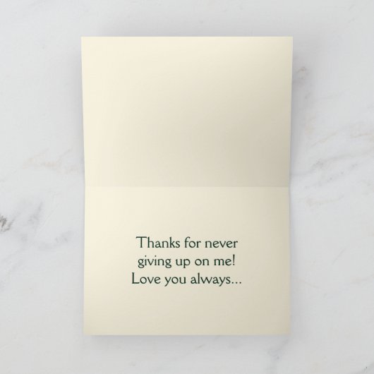  Moederdag Kaart met White Rose (Binnen)