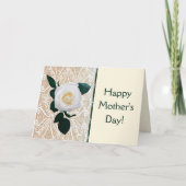  Moederdag Kaart met White Rose (Voorkant)
